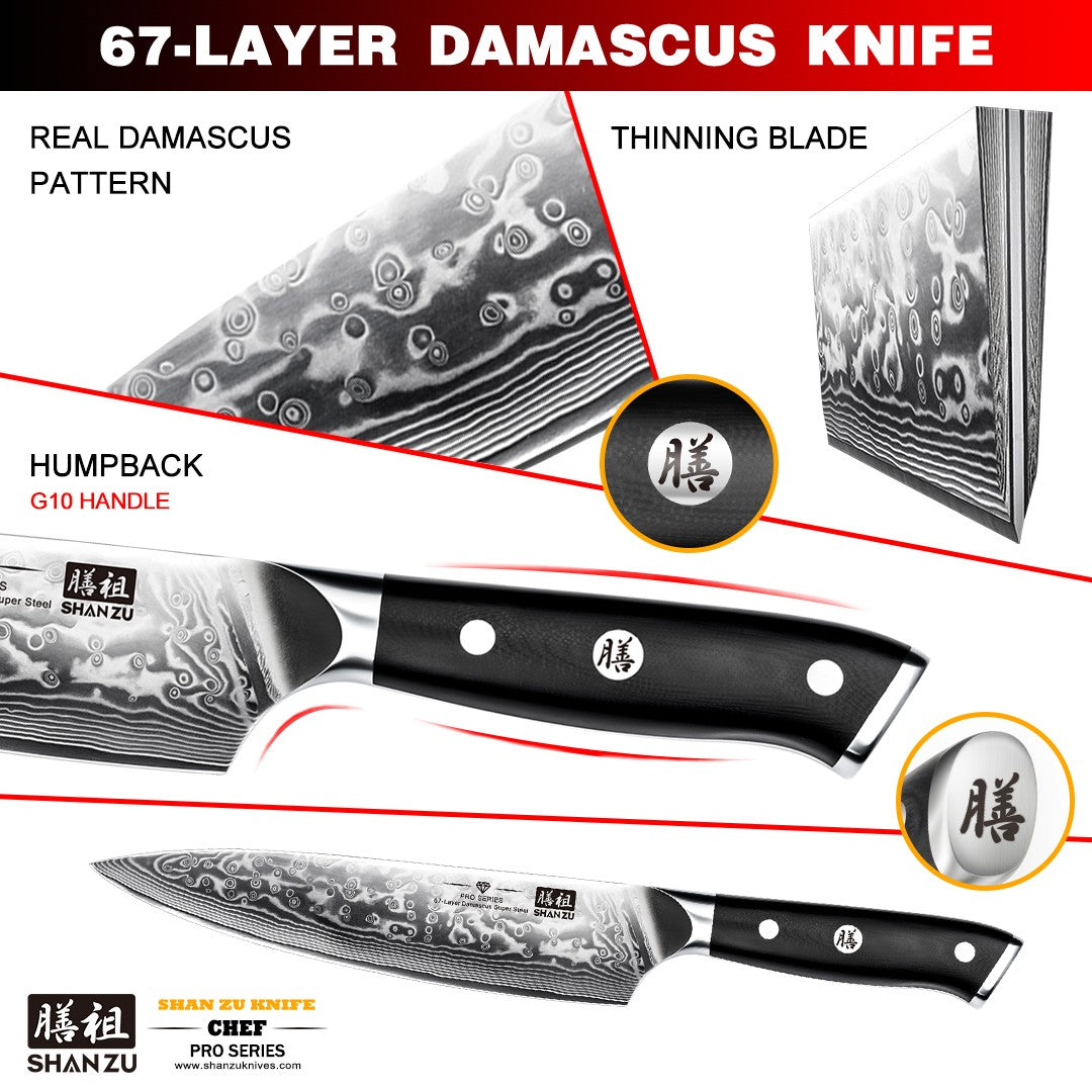 PRO Damascus Chef Knife