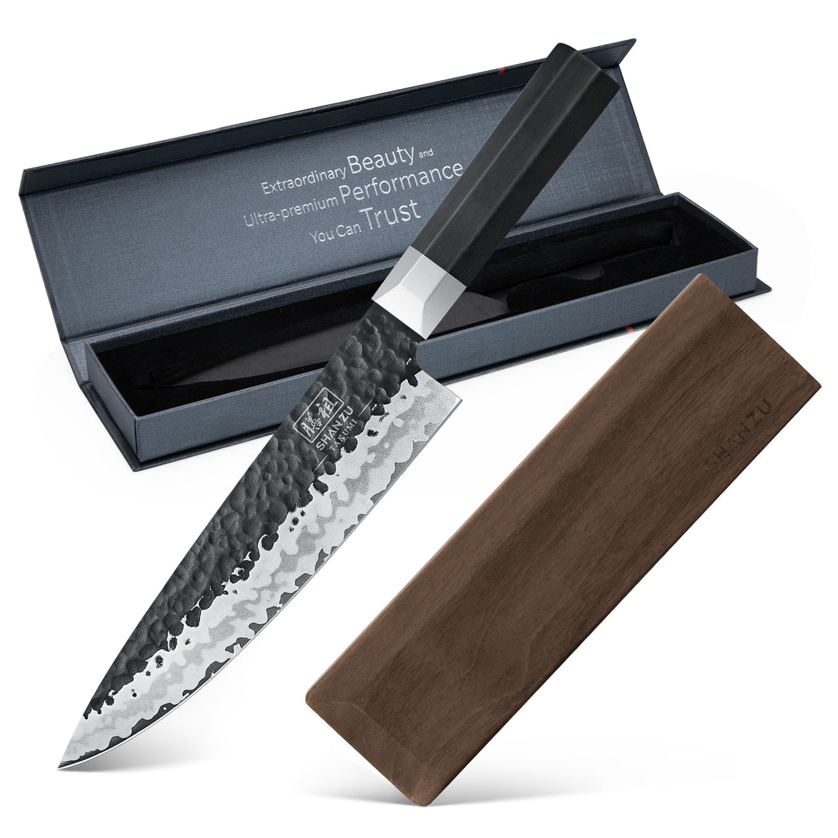 Takumi japanisches Gyuto Kochmesser + magnetische Messerscheide