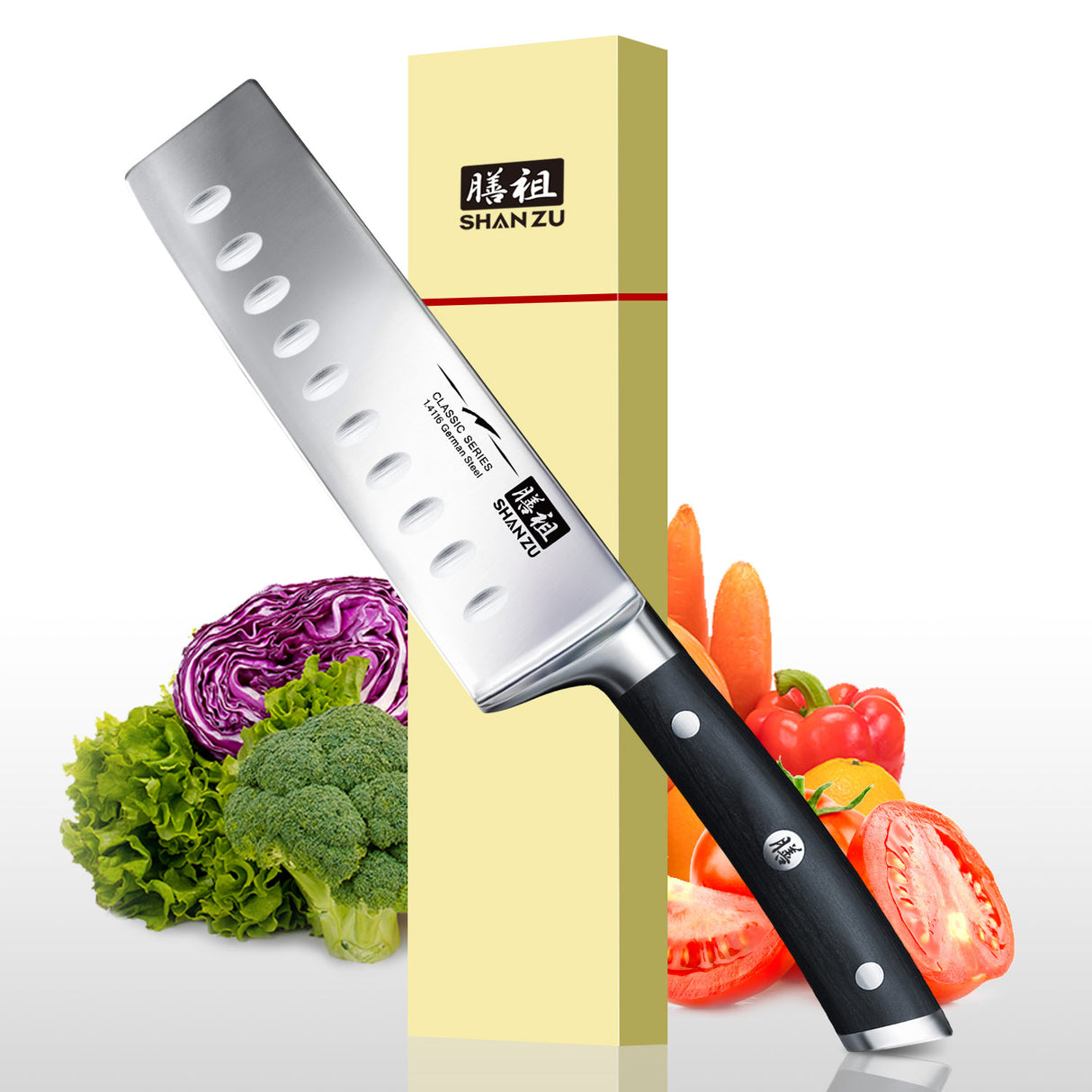 Classic 6.5" High Carbon Steel Nakiri Knife