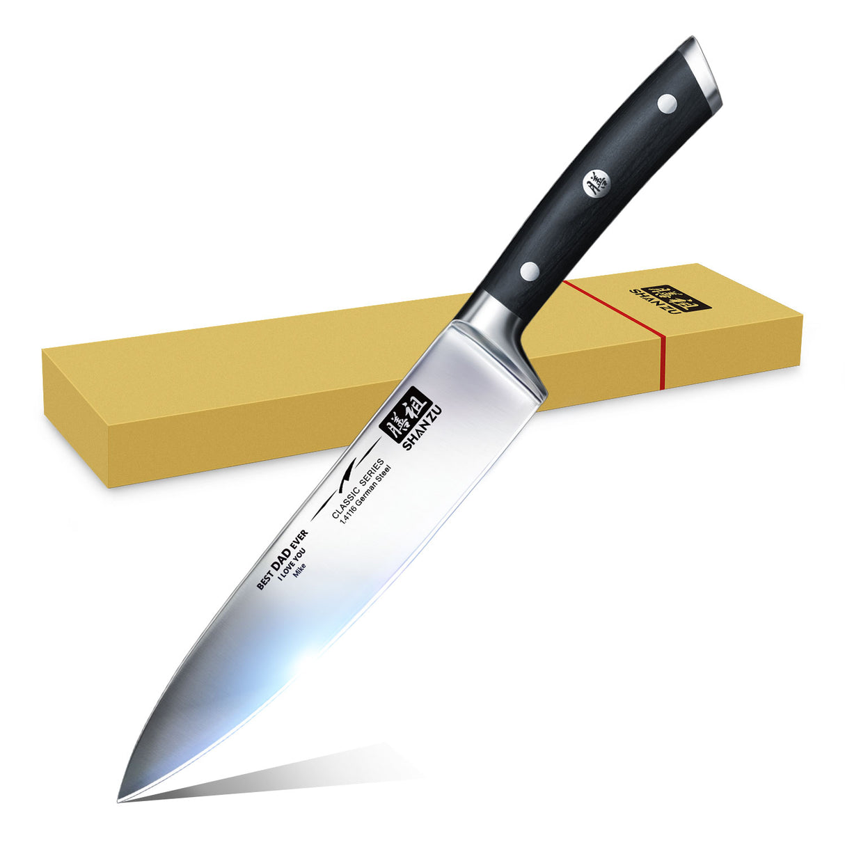 Classic 8" High Carbon Steel Chef Knife