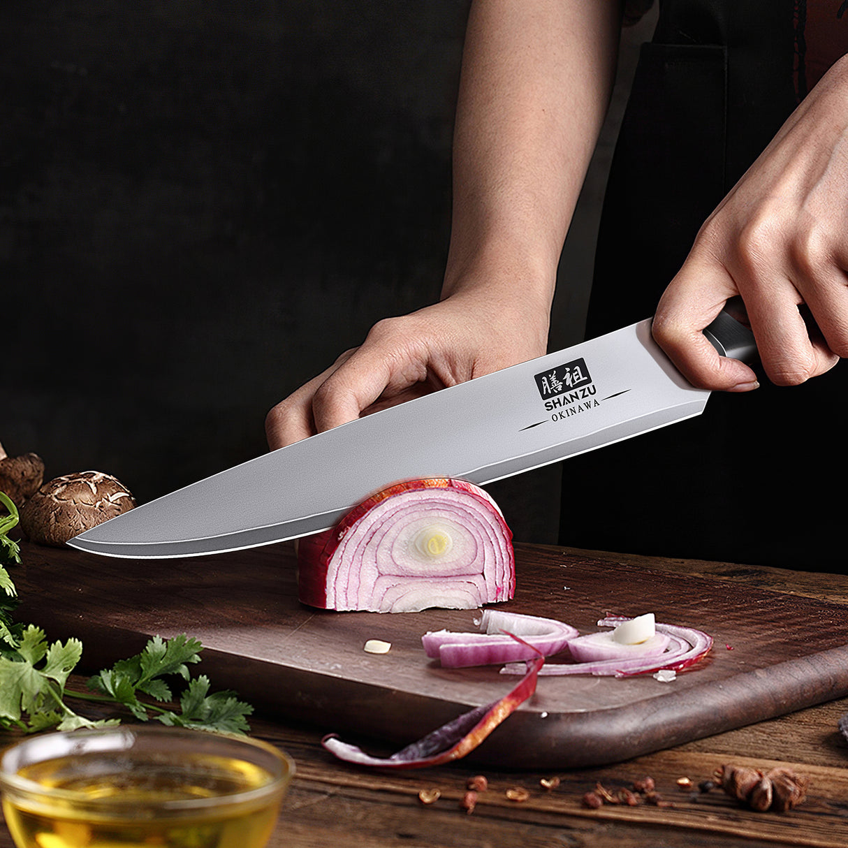 SHAN ZU Set of 3 Japanese knives | OKINAWA Series