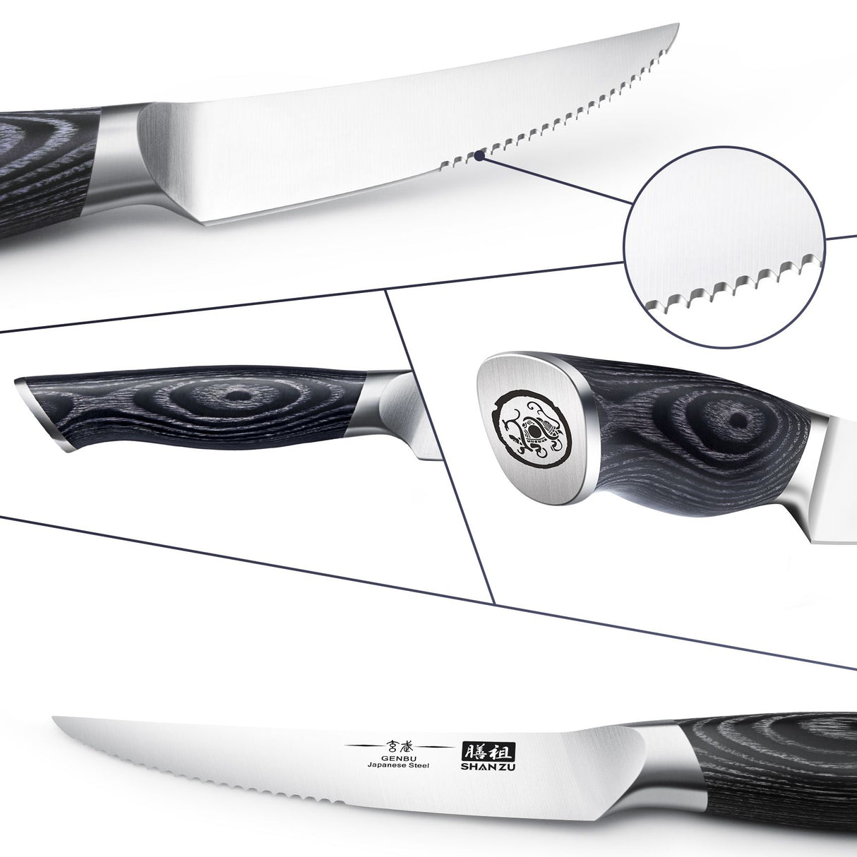 SHAN ZU Steak Knife Set