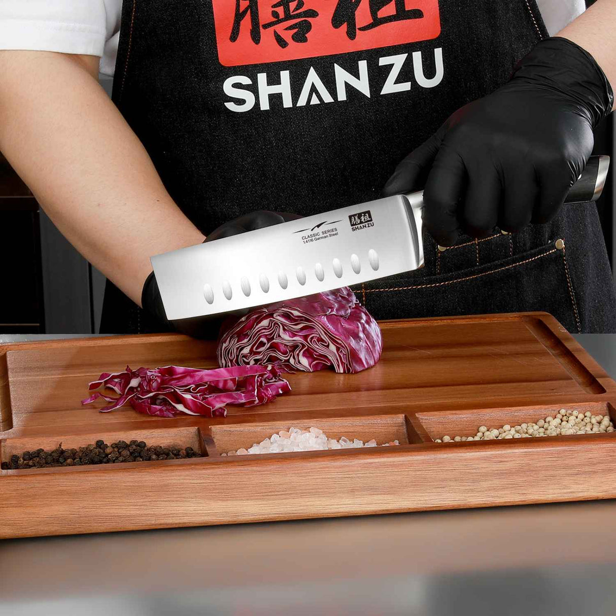 German Steel 6.5" Nakiri Knife | SHAN ZU Knives