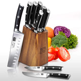 SHAN ZU CLASSIC | 7-Piece High Carbon Steel Knife Set
