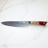 SHAN ZU WHITE TIGER | SG2 Damascus Chef Knife + Magnetic Knife Sheath