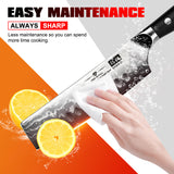 Pro Series Damascus Nakiri Knife | SHAN ZU Knvies