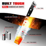 Pro Series Damascus Nakiri Knife | SHAN ZU Knvies