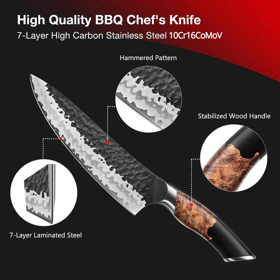 Tengu 8" Chef Knife+Magnetic Knife Sheath