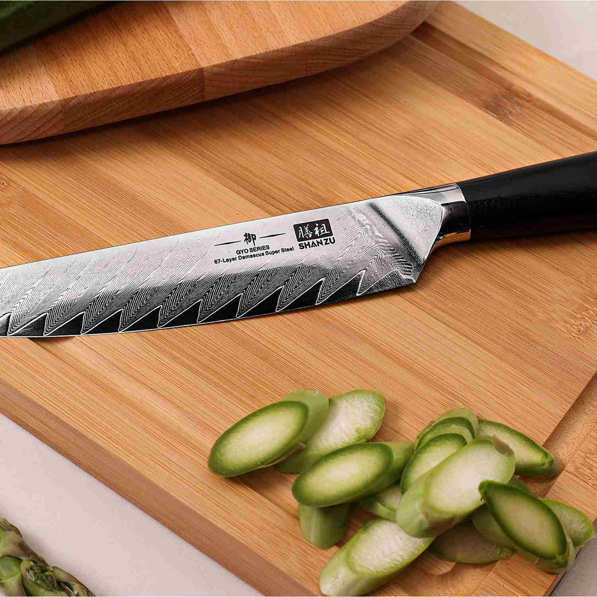 GYO Series Damascus Utility Knife | SHAN ZU Knvies