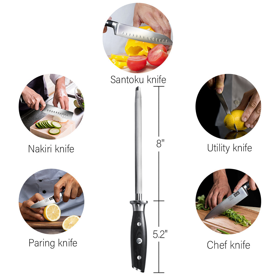 8 inch Honing Steel | SHAN ZU Knives