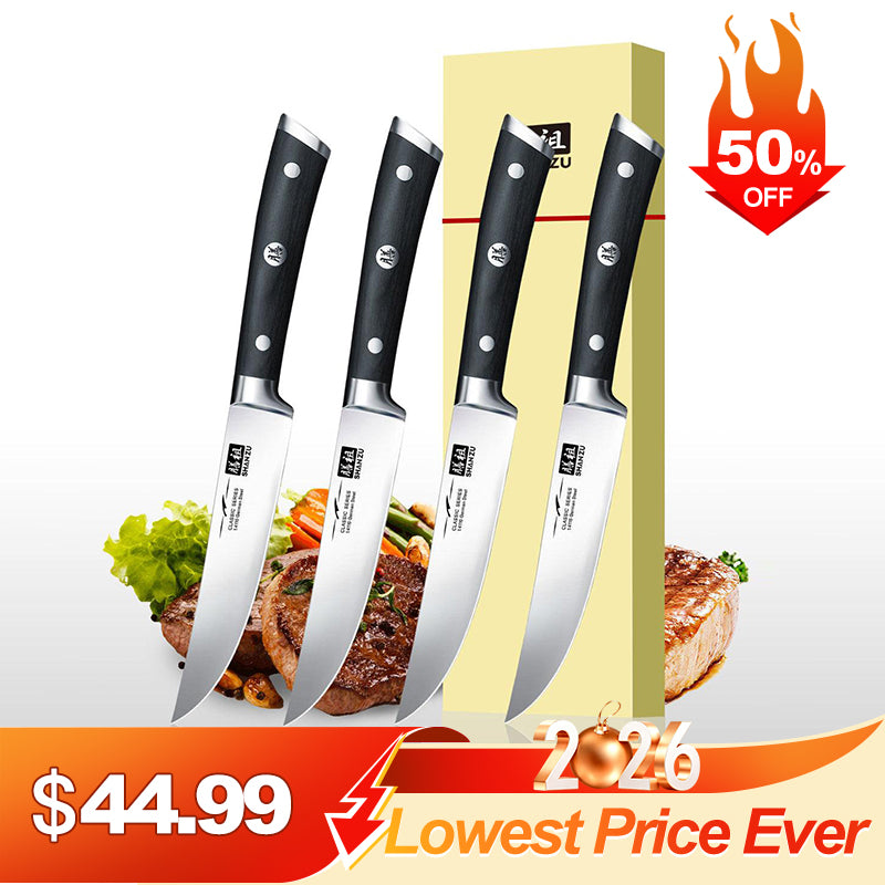 Gift Set | Classic 4-PCS High Carbon Steel Steak Knife Set