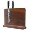 SHAN ZU | Double-Sided Magnetic Knife Block (Natural Acacia Wood)