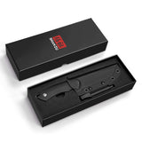 9.52" Black Vesta Saber Ground Fixed Blade Knife