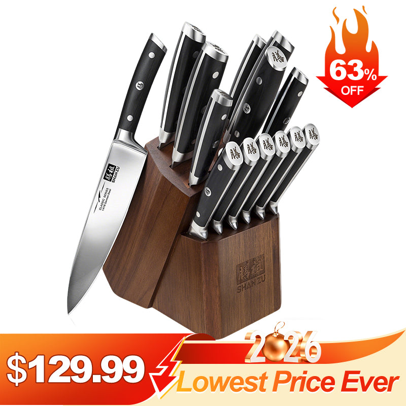 Classic 14-PCS High Carbon Steel Knife Set