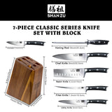 German Steel 7-PCS Knife Set | SHAN ZU Knives