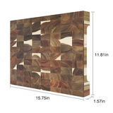 SHANZU Dual-Sided Vertical-Grain Acacia Wood Cutting Board – 40 × 30 × 4 cm