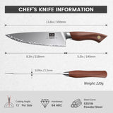 SeaGull Series | S35VN Chef's Knife 8"