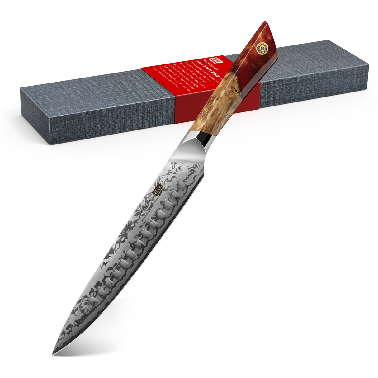 White Tiger Series | SHAN ZU Damask Carving Knife