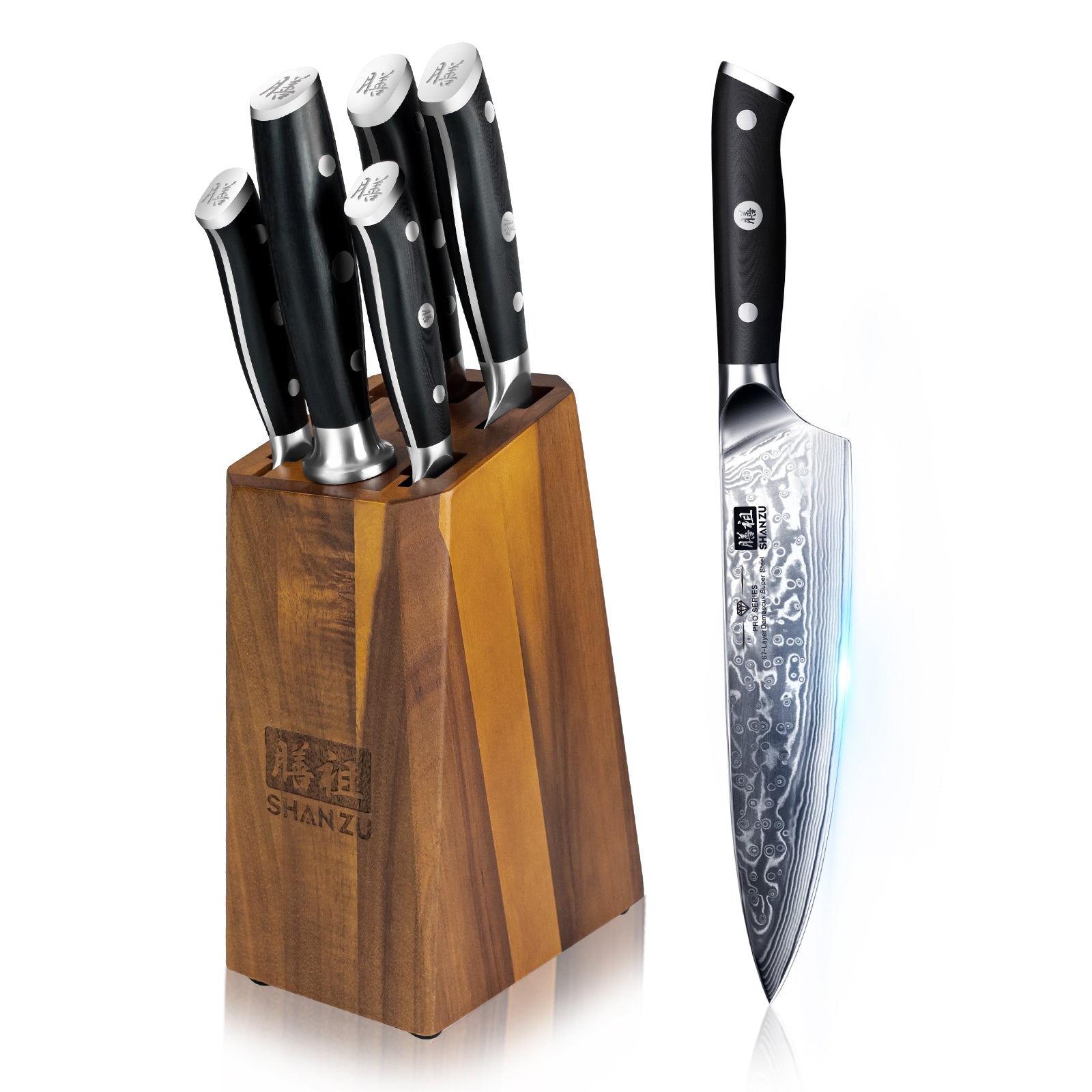 SHAN ZU | Lead Damascus Kitchen Knife & Premium Kitchen Tools