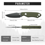 SHAN ZU ANCARES | Coltello a lama fissa di precisione