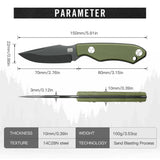 SHAN ZU ANCARES | Precision Fixed Blade Knife