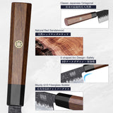 Forge Series | 8" Forged Black Damascus Chef Knife+Magnetic Knife Sheath