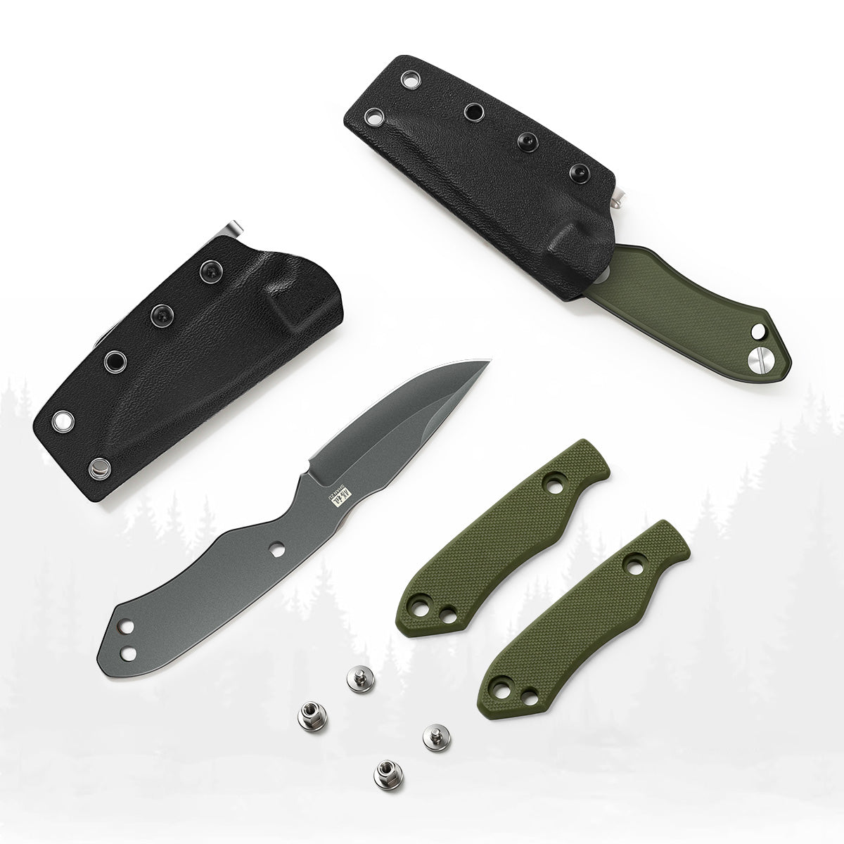 SHAN ZU ANCARES | Coltello a lama fissa di precisione