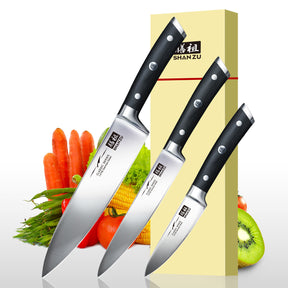 Gift Set | Classic 3-PCS High Carbon Steel Chef Knife Set