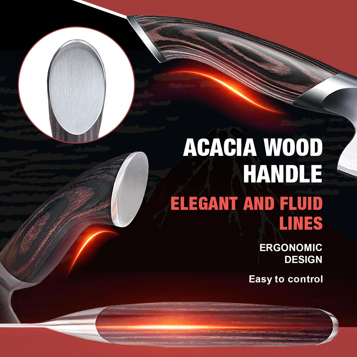 SHAN ZU 8” High Carbon Bread Knife | Serrated Bread Knife for Homemade Bread