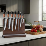 SHAN ZU Tengu Series | 7-Piece Kitchen Knife Set + 30 cm Magnetic Knife Holder