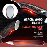 SHAN ZU 8” High Carbon Japanese Culinary Chef Knife | Japanese High Carbon Steel Knife with Ergonomic Handle