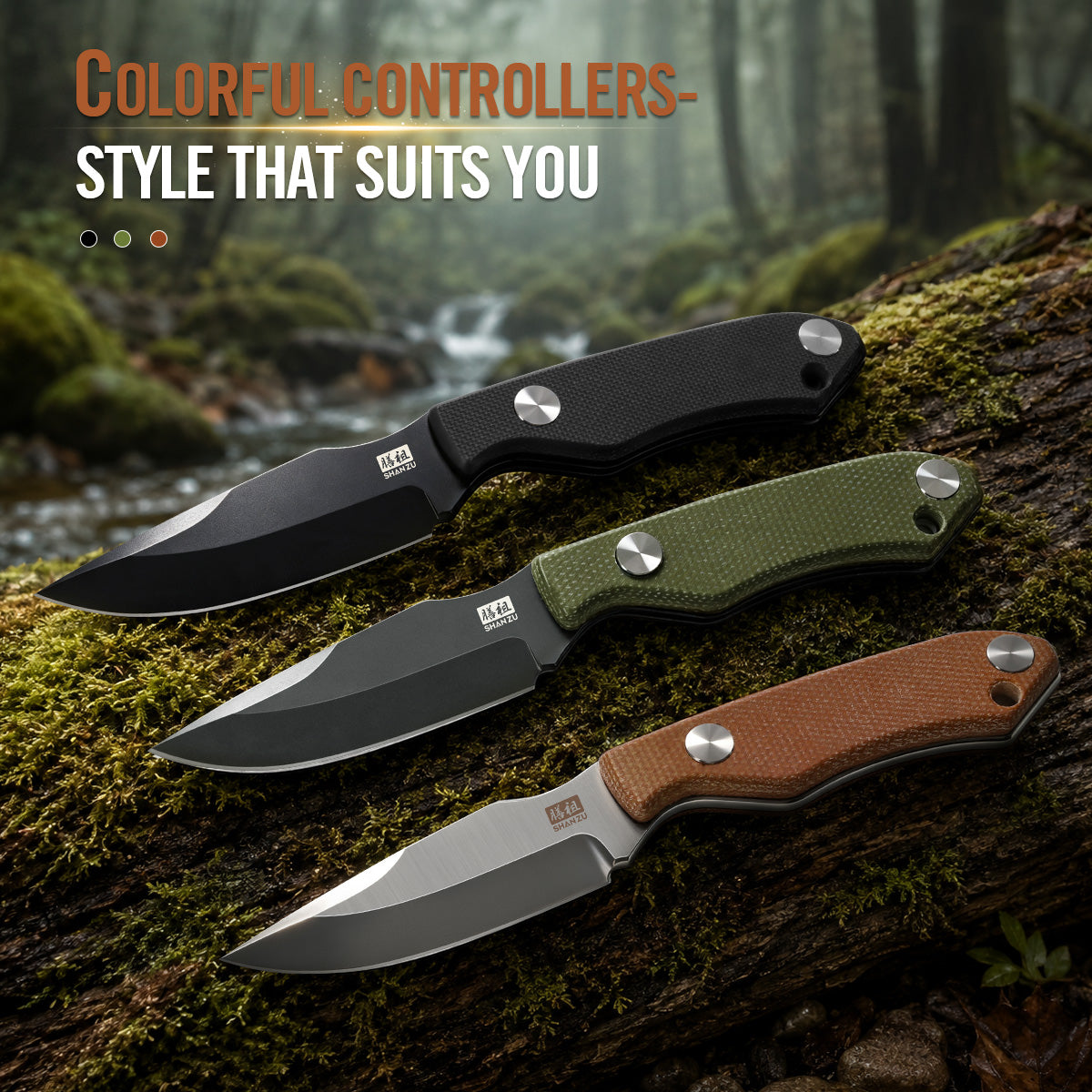 SHAN ZU ANCARES | Coltello a lama fissa di precisione