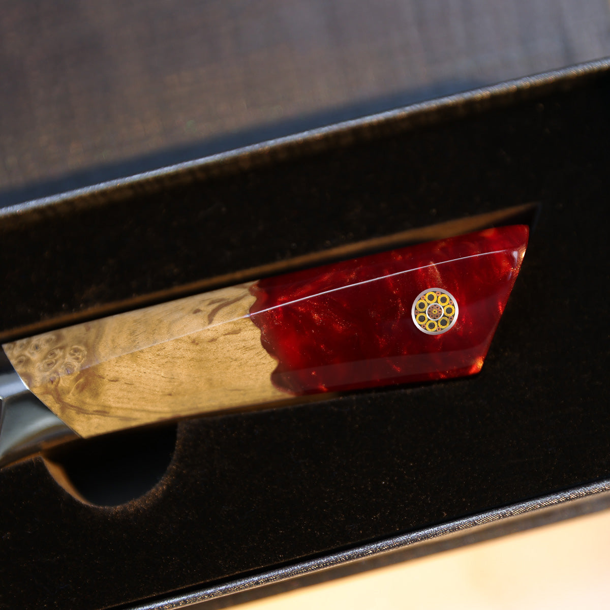 SHAN ZU WHITE TIGER | Coltello spelucchino in damasco da 3.75"