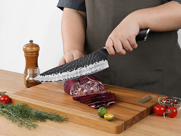 SHAN ZU Tengu Series | 7-Piece Kitchen Knife Set + 30 cm Magnetic Knife Holder