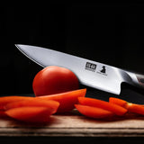 SHAN ZU 8” High Carbon Japanese Culinary Chef Knife | Japanese High Carbon Steel Knife with Ergonomic Handle