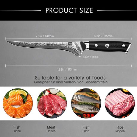 PRO Damascus Fillet Knife