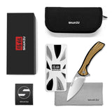 Yellow Peafowl Liner Locking Knife ZDF905 7.80 Blade & G10 Handle | SHAN ZU Pocket Folding Knives