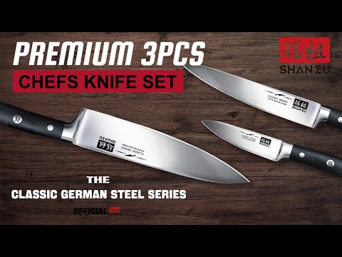 Gift Set | Classic 3-PCS High Carbon Steel Chef Knife Set