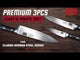Gift Set | Classic 3-PCS High Carbon Steel Chef Knife Set