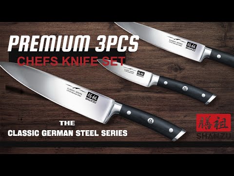 Gift Set | Classic 3-PCS High Carbon Steel Chef Knife Set