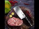 Classic 7" High Carbon Steel Cleaver Knife