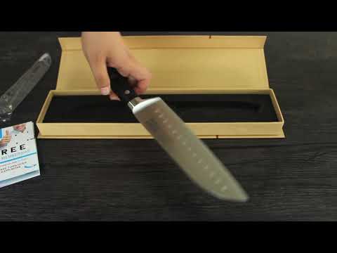 Classic 7" High Carbon Steel Santoku Knife