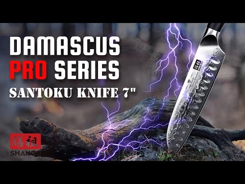 SHAN ZU PRO 3-PCS Damascus Knife Set