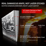 SHAN ZU PRO Damascus Bread Knife